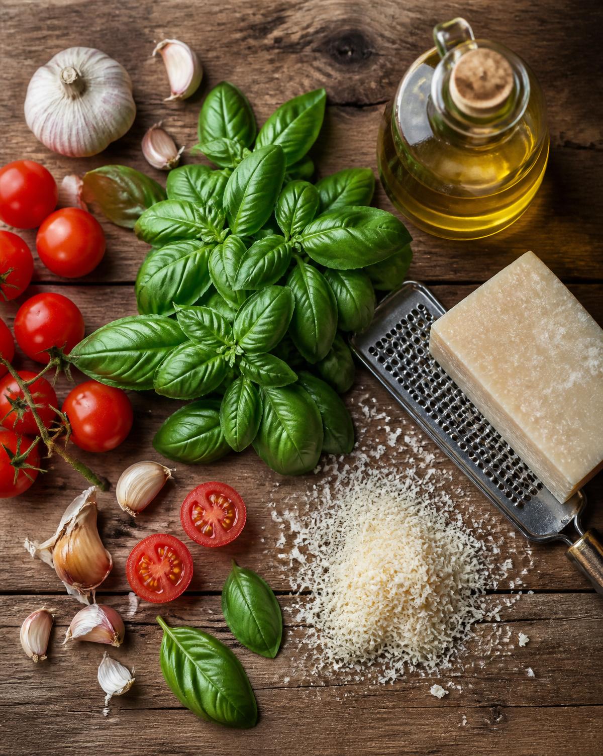 Frische italienische Zutaten
